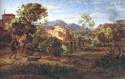 Olivier, Johann Heinrich Ferdinand Italian Landscape oil painting reproduction